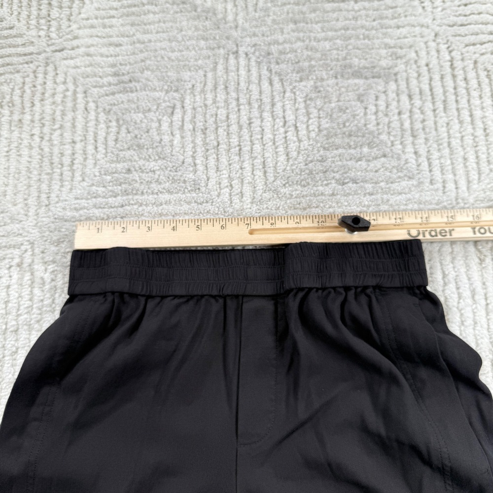 Vince Track Pants Womens M Black Wide Leg Side Zip Quiet Luxury Minimalist Chic - Picture 6 of 16